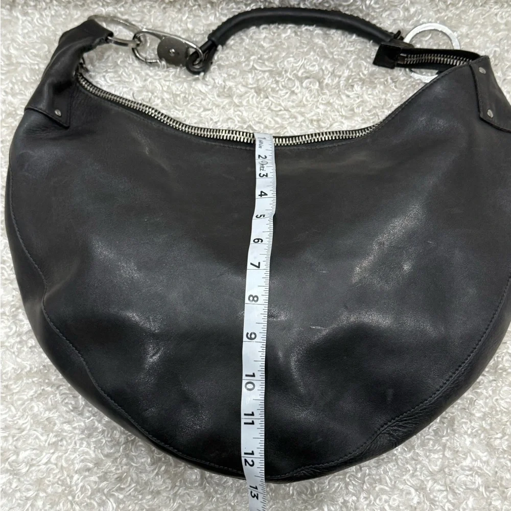 Gucci Black Leather Hobo Bag